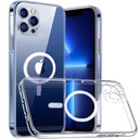 KRYT POUZDRA TRANSPARENTNÁ ZADNÁ STRANA Púzdro priehľadné na IPHONE 13 PRO MAX
