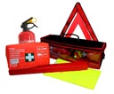 Súprava prvej pomoci hasiaceho prístroja trojuholníková vesta vo vrecku