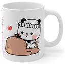 Hrnček + meno BUBU LOVES DUDU instagramový darček