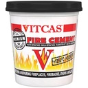 VITCAS Kit / Ohňovzdorný tmel Premium Black - 1250°C 1kg NA OPRAVU
