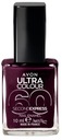 AVON ULTRA Color Second Express Rýchloschnúci lak na nechty DARK MAGIC