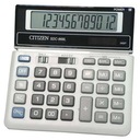 Kalkulačka 154x152x29mm CITIZEN SDC868L bielo-čierna solárna + batéria CR2038