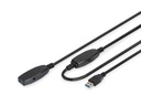 USB 3.0 A-A kábel 20m aktívny predlžovací kábel Digitus