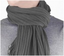 Teplý šál Smooth pánsky zimný šál Grey st03