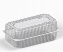 PET plastové dózy na torty a sušienky 1,6L 20x12cm 50 kusov