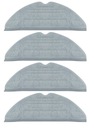 4x MOP handrička pre Roborock S8, S8+, S8 PRO ULTRA, sonické mikrovlákno