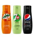 Sirupy SodaStream: Mirinda 7up Free Pepsi Max