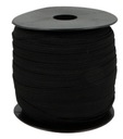 Pletené gumové odevy Gum 1 cm čierna 10 mm - 25 metrov