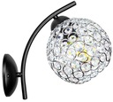 MODERNÉ SKLENENÉ NÁstenné svietidlo CHROME LED