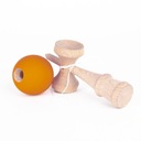 Kendama japonská drevená hra Pro 58mm, oranžová