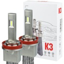 LED ŽIAROVKY H11 K3 CSP PASÍVNE SUPER JASNÉ 20000lm