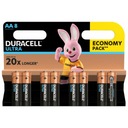 Duracell ultra alkalické batérie typu AA 8 ks