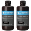 2x 3D UV živica Anycubic Standard Black Black 1kg