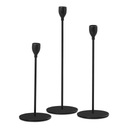 ČIERNY SVIECOVÝ SET 3 KS LOFT TUTUMI