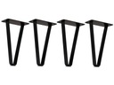 Kovové nohy ku komode LOFT 25 cm, 4 kusy