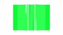 OBAL NA ZÁPISNÍK A4 PVC NEON ZELENÝ 10 kusov
