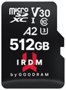 Pamäťová karta GOODRAM microSDXC 512GB IRDM M2AA A2