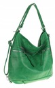 HERISSON Dámska talianska kabelka Backpack Bag 2v1 1552b516 Zelená