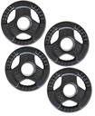 HMS pogumované olympijské platne Závažia na činku Barbell 4x2,5 kg