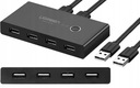 Prepínač KVM prepínač USB 2x4 UGREEN USB 2.0