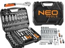 NEO TOOLS SADA ZÁSUVKOVÝCH KĽÚČOV ZÁSUVKOVÉ KĽÚČE PÚZDRO 110 ELEMENTOV
