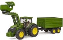 BRUDER 03155 JOHN DEERE TRACTOR NAKLADACÍ PRÍV