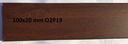 100X20mm imitácia dreva podobná drevu O2P19 2,9 m