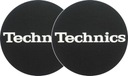 2x Logo Slipmats Technics - biele