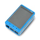 Puzdro pre RaspberryPi a LCD 3,2'' modré