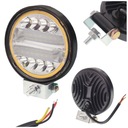 PRACOVNÁ LAMPA 24 LED + COB halogén 72W 12V 24V IP67