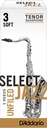 Jazz Select Unfiled jazýčky pre tenor sax 3 Soft