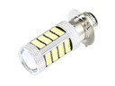 12V LED ŽIAROVKA P15D-25-1 4014 112SMD 56mm BIELA ​​(