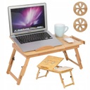 SKLADACÍ STÔL NA LAPTOP 17'' stojan na notebook BED úprava bambus