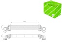INTERCOOLER VZDUCHOVÝ CHLADIČ VALEO 818587 MERCEDES E W211 270CDI