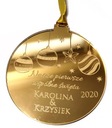 Zlatá cetka s názvom Prvé vianočné meno