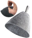 Unisex plstený ochranný klobúk do sauny na vlasy