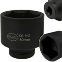 NÁRAZOVÁ ZÁSUVKA ŠESTIHRANNÁ 80mm 6 AGONÁLNA 1