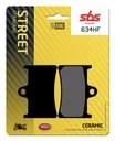 SBS PREDNÉ BRZDOVÉ DESTIČKY YAMAHA MT-01 MT-07 MT-09 MT-10