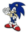 Super záplata so zvukovým termo vyšívaným - Sonic