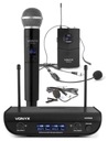 Bezdrôtový ručný mikrofón UHF s klipom Vonyx
