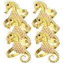 Spona na obrúsky Seahorse Ocean 6 ks