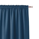 Záves pripravený do obývacej izby 140 x 300 na páske Żabki Room99 Aura Navy Blue