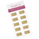 Scratch Cards DIY 42x23mm Gold X10 Nálepky