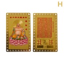 Zbierka tibetského budhizmu nádherná medená karta