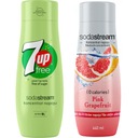 SodaStream Saturator 7UpFREE+Grapfruitové sirupy