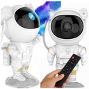 Projektor hviezd astronautov Nočná lampa do miestnosti s diaľkovým ovládaním Space Galaxy