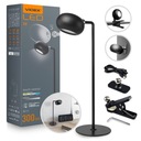 STOLNÁ LAMPA 3v1 LED nočné svetlo VIDEX VLE-TF18B dobíjacie čierne