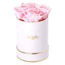 Flower Box voňavé prírodné ružové večné ruže