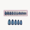 Umelé nechty tlačí na tmavomodrú - Galactic - Wink Nails