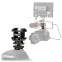 3x Cold Shoe Holder pre mikrofón a LED lampu